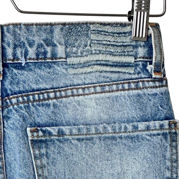 Revice Denim Jeans 90’s Baby Crossover Waist Women's 27 Medium Wash Distressed - Picture 6 of 9